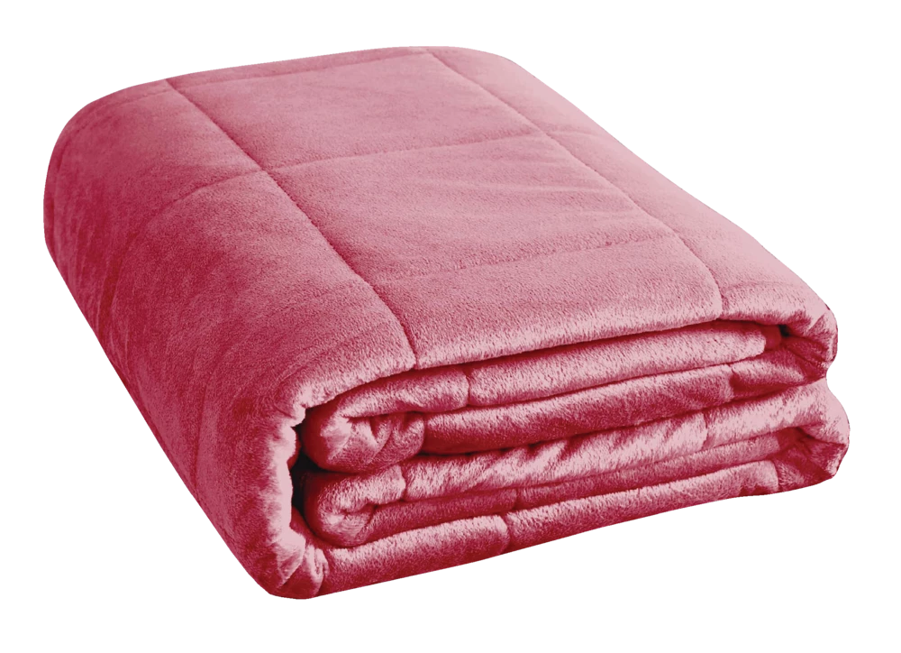 NA Kids Machine Washable Weighted Blanket, Pink, 6-lb 1 NA Kids Machine Washable Weighted Blanket, Pink, 6-lb