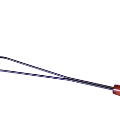 Rome Enamel Big Bowl Popcorn Popper With Wooden Handle For Campsite