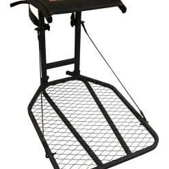 NA Big Game CaPtain Portable Hang-On Tree Stand W/ Folding Seat For Hunting, 8 X 14-in