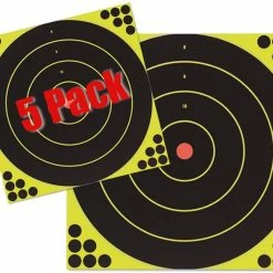 NA Birchwood Casey Shoot-N-C®Bulls Eye Shooting Targets, 17.25-in, 5-pk
