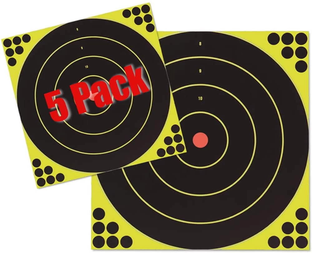 NA Birchwood Casey Shoot-N-C®Bulls Eye Shooting Targets, 17.25-in, 5-pk 1 NA Birchwood Casey Shoot-N-C®Bulls Eye Shooting Targets, 17.25-in, 5-pk