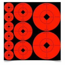 NA Birchwood Casey Target Shooting Spots, Assorted Variety Pack, Orange