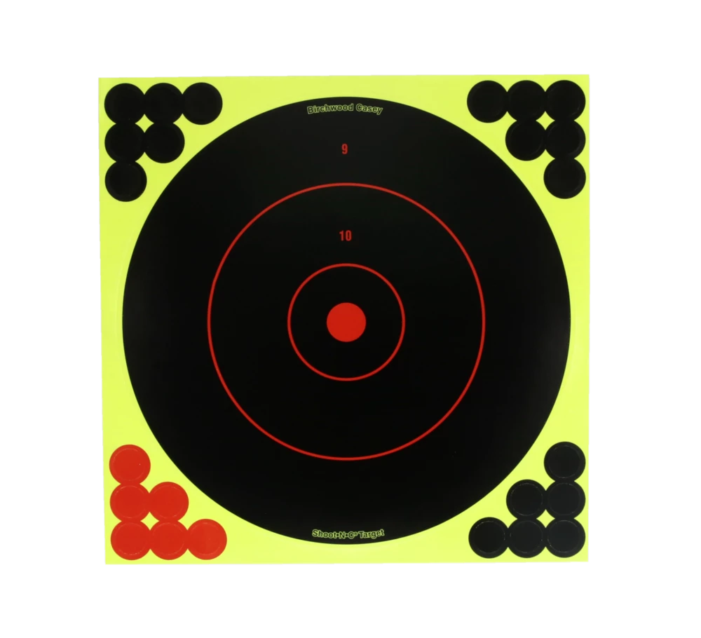 NA Birchwood Casey Shoot.N.C Adhesive Reactive Shooting Targets, 12-in, 12-pk 1 NA Birchwood Casey Shoot.N.C Adhesive Reactive Shooting Targets, 12-in, 12-pk