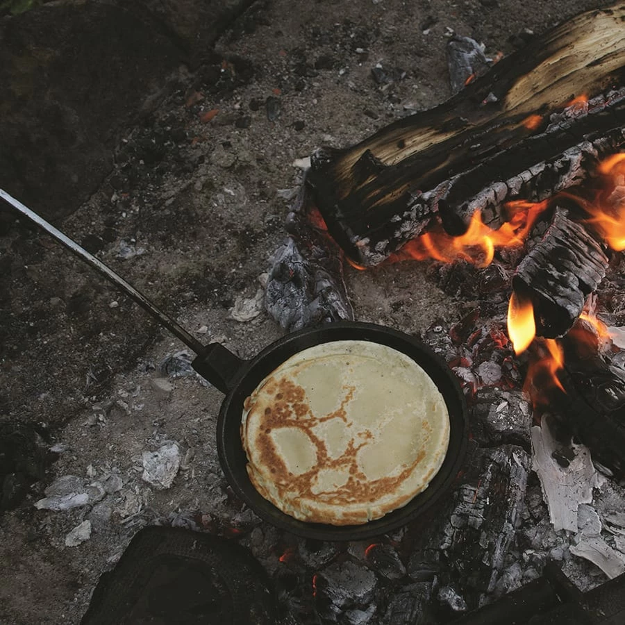 NA Rome Cast Iron Camp Skillet With Long Handle, 31-in 2 NA Rome Cast Iron Camp Skillet With Long Handle, 31-in - Image 2