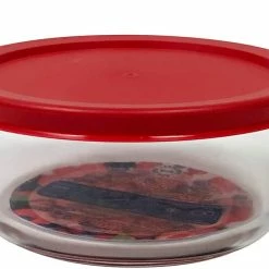 NA Round Glass Food Container, 500-mL