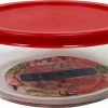 NA Round Glass Food Container, 700-mL