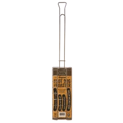 NA Rome Chrome Plated Steel Hot Dog Roaster, 29-in