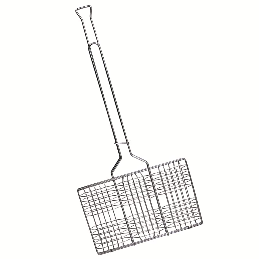 NA Rome Chrome Plated Steel Outdoor Hamburger Grill, 13 X 9 X 1-in 2 NA Rome Chrome Plated Steel Outdoor Hamburger Grill, 13 X 9 X 1-in - Image 2