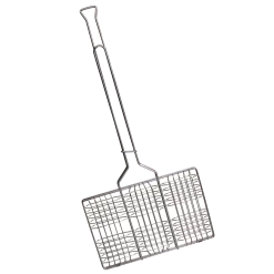 NA Rome Chrome Plated Steel Outdoor Hamburger Grill, 13 X 9 X 1-in