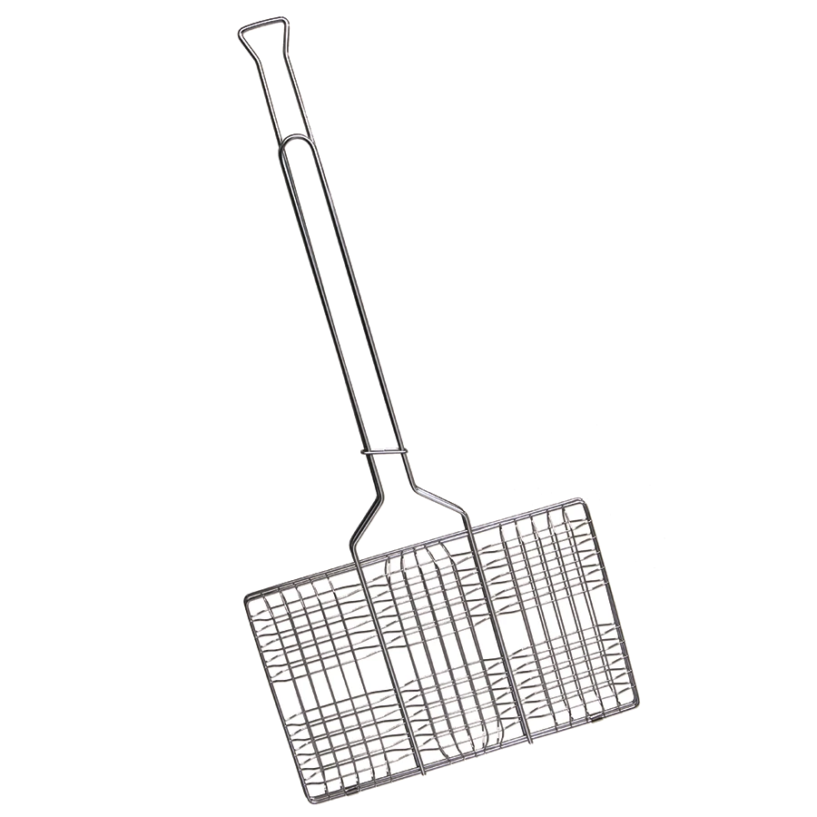 NA Rome Chrome Plated Steel Outdoor Hamburger Grill, 13 X 9 X 1-in 1 NA Rome Chrome Plated Steel Outdoor Hamburger Grill, 13 X 9 X 1-in