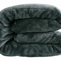 NA Hooded Weighted Velvet Sherpa Throw, Green, 10-lbs -NA-The Wonderful Everyday hooded weighted velvet sherpa throw green 187ddaf2 0866 4141 9e2a 53785544aee9