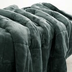 NA Hooded Weighted Velvet Sherpa Throw, Green, 10-lbs -NA-The Wonderful Everyday hooded weighted velvet sherpa throw green bbcf7b5e 69f1 42a1 bde7 7b5a68d457d4 scaled