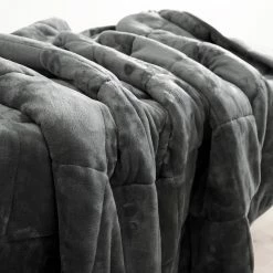 NA Hooded Weighted Velvet Sherpa Throw, Grey, 10-lbs 19 NA Hooded Weighted Velvet Sherpa Throw, Grey, 10-lbs -NA-The Wonderful Everyday hooded weighted velvet sherpa throw grey 3b14ba9d 1a17 4955 ab1d 8895b8d5dbe2