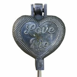 NA Rome Cast Iron Love Pie Iron With Wood Handle, 28-in