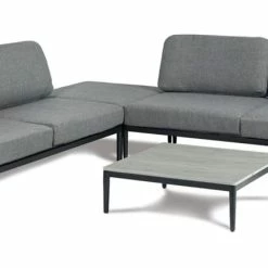 Marseille Aluminum Patio Conversational Set, 4-pc