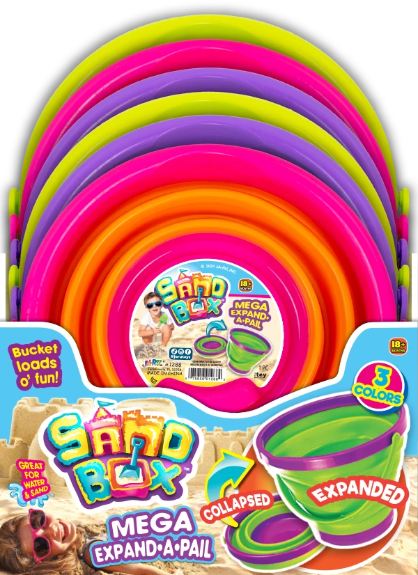 NA SandBox Mega Expand-A-Pail Outdoor Toy For Kids, Ages 2+ 3 NA SandBox Mega Expand-A-Pail Outdoor Toy For Kids, Ages 2+ - Image 3