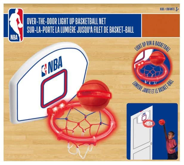 NA NBA Over-The-Door Light Up Basketball Net 1 NA NBA Over-The-Door Light Up Basketball Net
