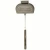 NA Rome Cast Iron Outdoor Panini Press Cooker With Long Handle, 8 X 4-in