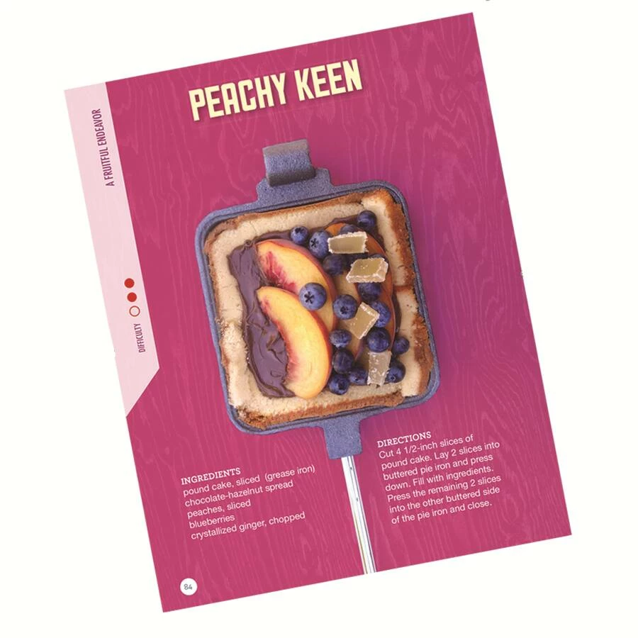 NA Pudgie Revolution Pie Iron Recipe Book By Jared Pierce, Carrie Simon, Liv Svanoe 3 NA Pudgie Revolution Pie Iron Recipe Book By Jared Pierce, Carrie Simon, Liv Svanoe - Image 3