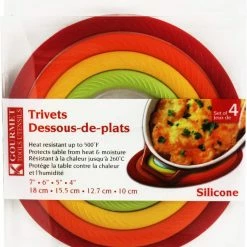 NA Trivet Silicone, 4-pk