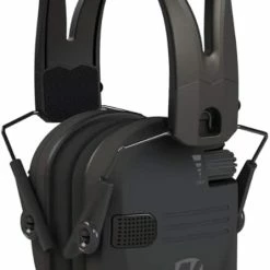 NA Walkers Razor Tacti-Grip Electronic 23DB Hunting Earmuff, Black