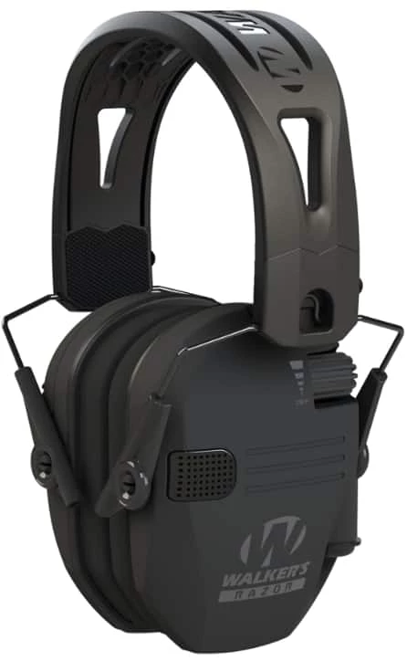 NA Walkers Razor Tacti-Grip Electronic 23DB Hunting Earmuff, Black 1 NA Walkers Razor Tacti-Grip Electronic 23DB Hunting Earmuff, Black