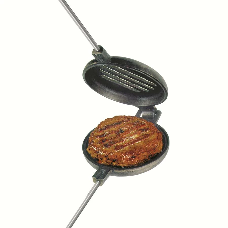 NA Rome Wilderness Cast Iron Grill Iron, With Wood Handle, 28-in 2 NA Rome Wilderness Cast Iron Grill Iron, With Wood Handle, 28-in - Image 2