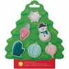 NA Wilton Mini Christmas Cookie Cutter Set, 6-pc