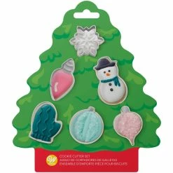 NA Wilton Mini Christmas Cookie Cutter Set, 6-pc